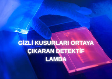 Endüstriyel kalite kontrol UVA lamba