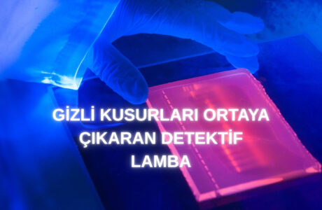 Endüstriyel kalite kontrol UVA lamba