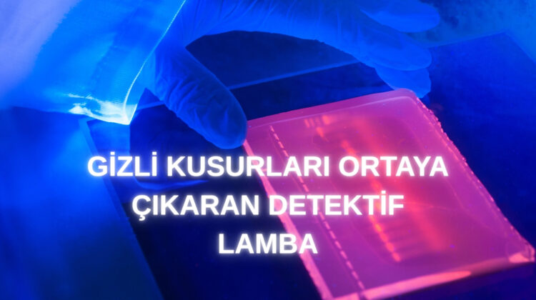 Endüstriyel kalite kontrol UVA lamba